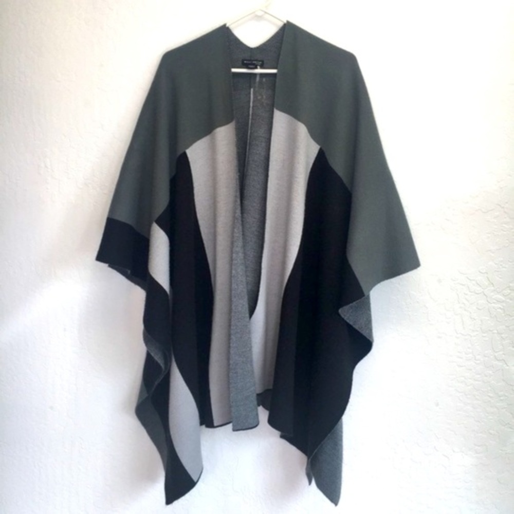 Willi Smith knit Sweater Blanket Shawl Cardigan sweater